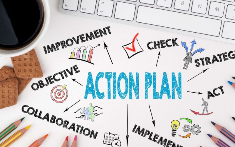 Kế hoạch hành động đảm bảo mọi hoạt động đều có mục tiêu rõ ràng và tính khả thi cao
