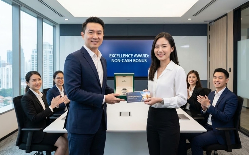 Non-cash bonus là thưởng không bằng tiền