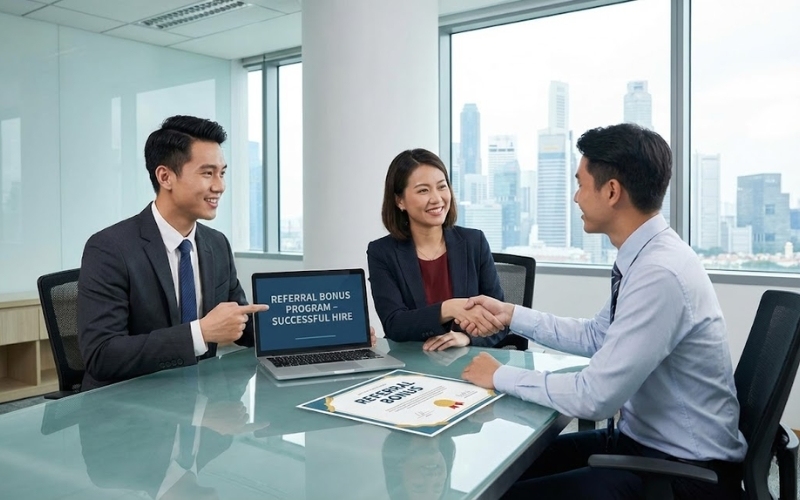 Referral bonus là thưởng khi giới thiệu ứng viên thành công