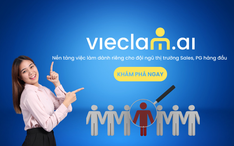 Vieclam.ai.vn cập nhật hàng nghìn tin tuyển dụng nhân viên bán hàng mỗi ngày