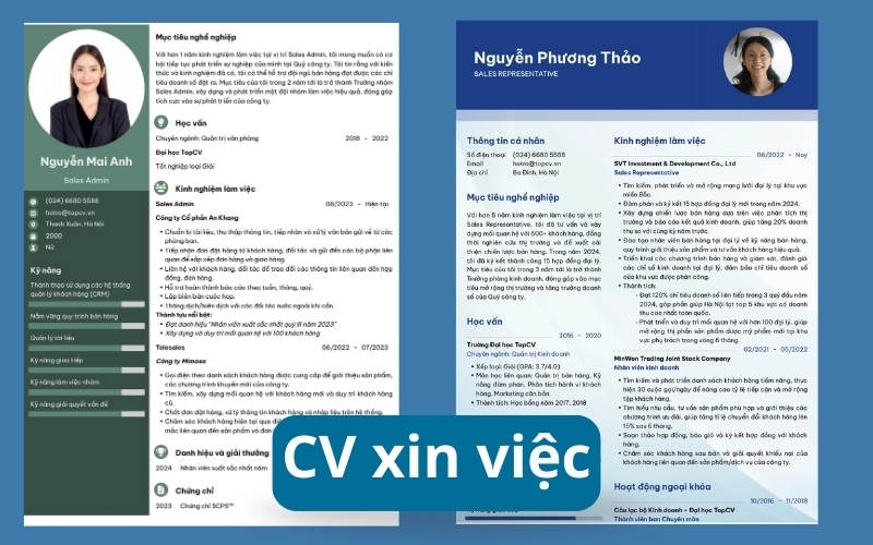 CV giúp nhà tuyển dụng đánh giá nhanh năng lực ứng viên trong vài giây đầu