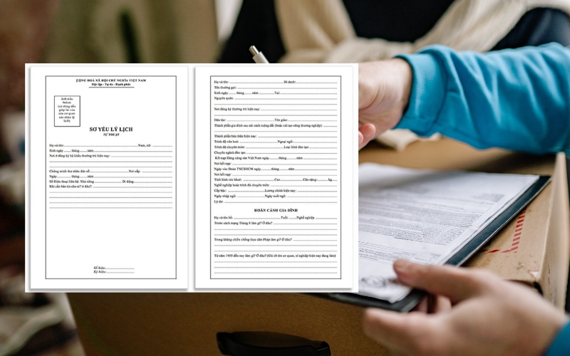 Sơ yếu lý lịch được sử dụng để xác minh và lưu trữ hồ sơ nhân sự