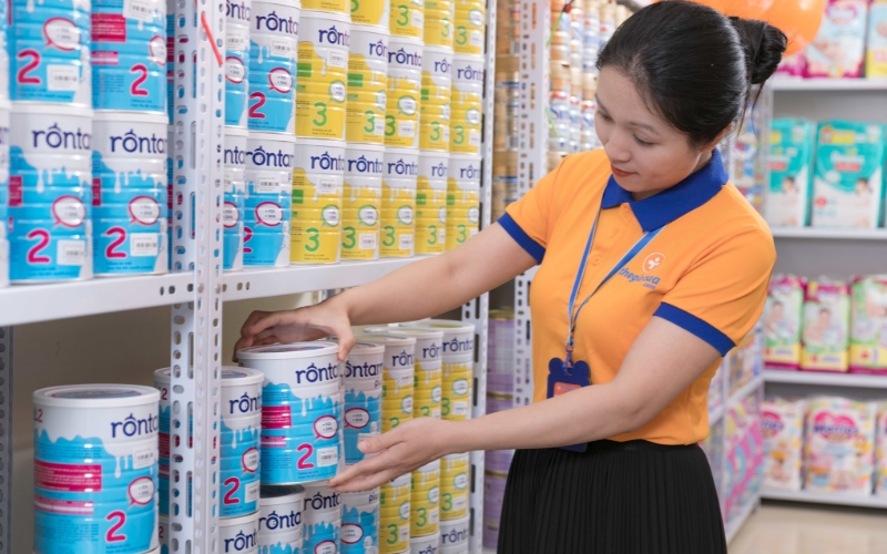 Nhân viên bán hàng siêu thị có mức thu nhập ổn định